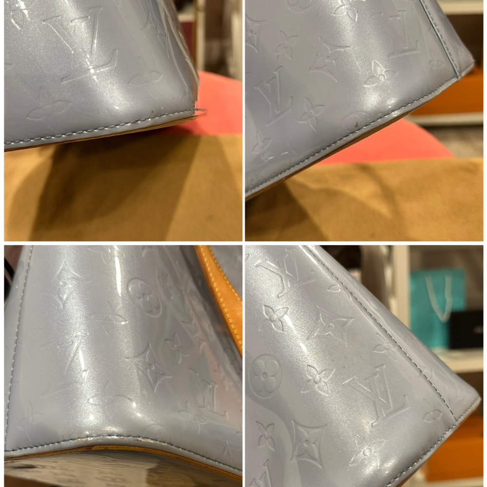 Louis Vuitton Periwinkle Monogram Vernis Houston - Picture 5 of 16